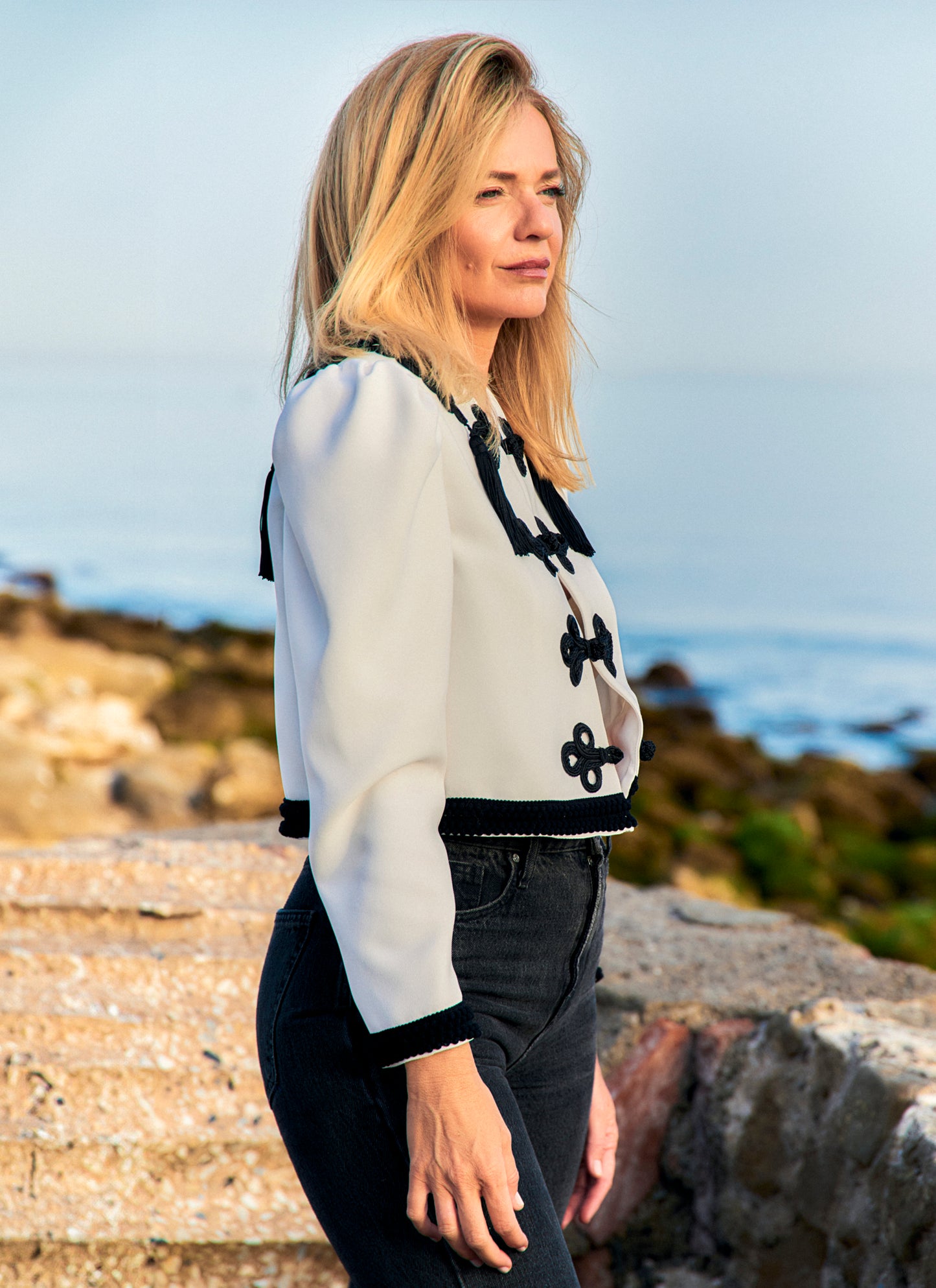 CHAQUETA GOYESCA BLANCA