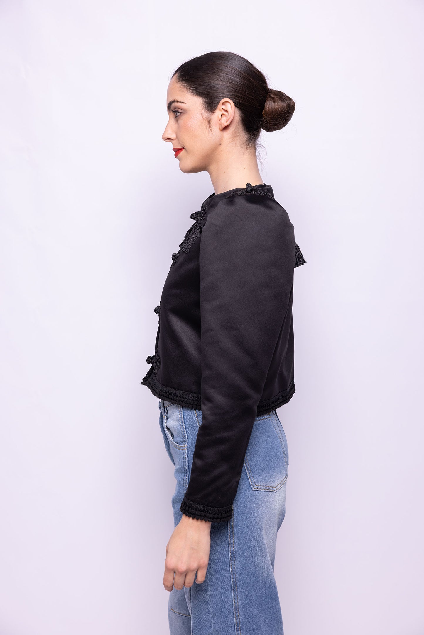 CHAQUETA GOYESCA EN RASO