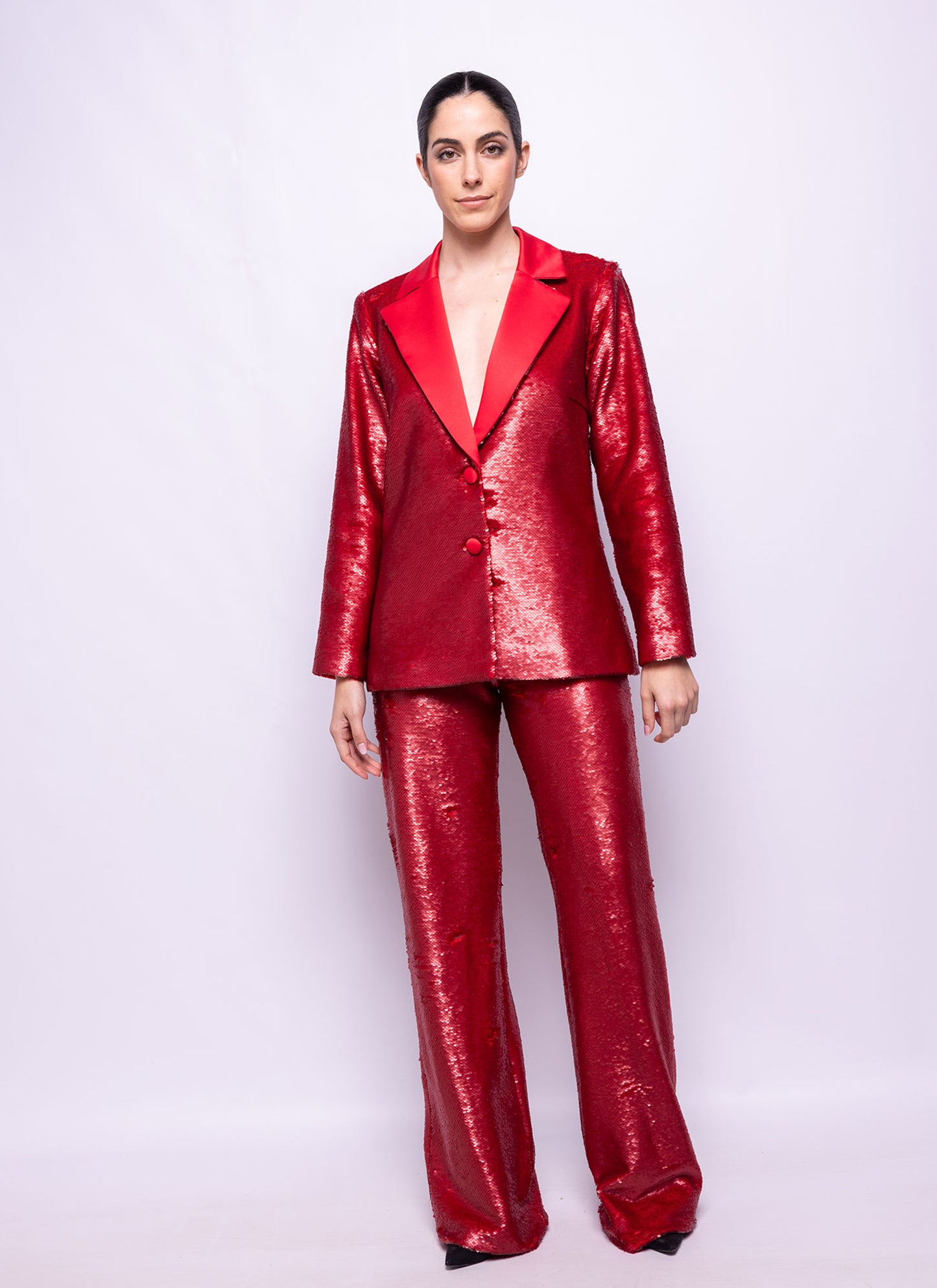 TRAJE EN LENTEJUELA MATE
