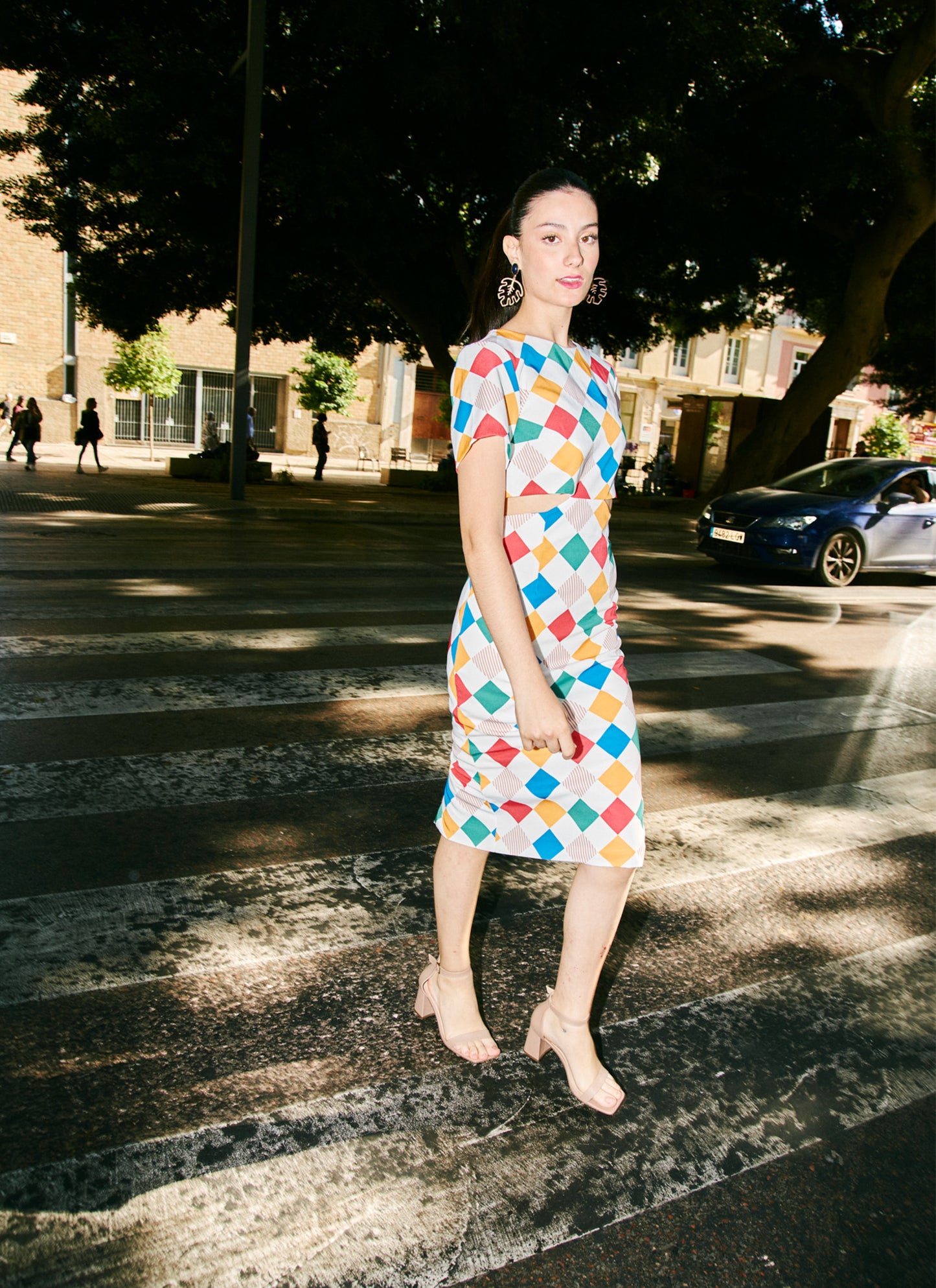 CUT OUT POMPIDOU DRESS