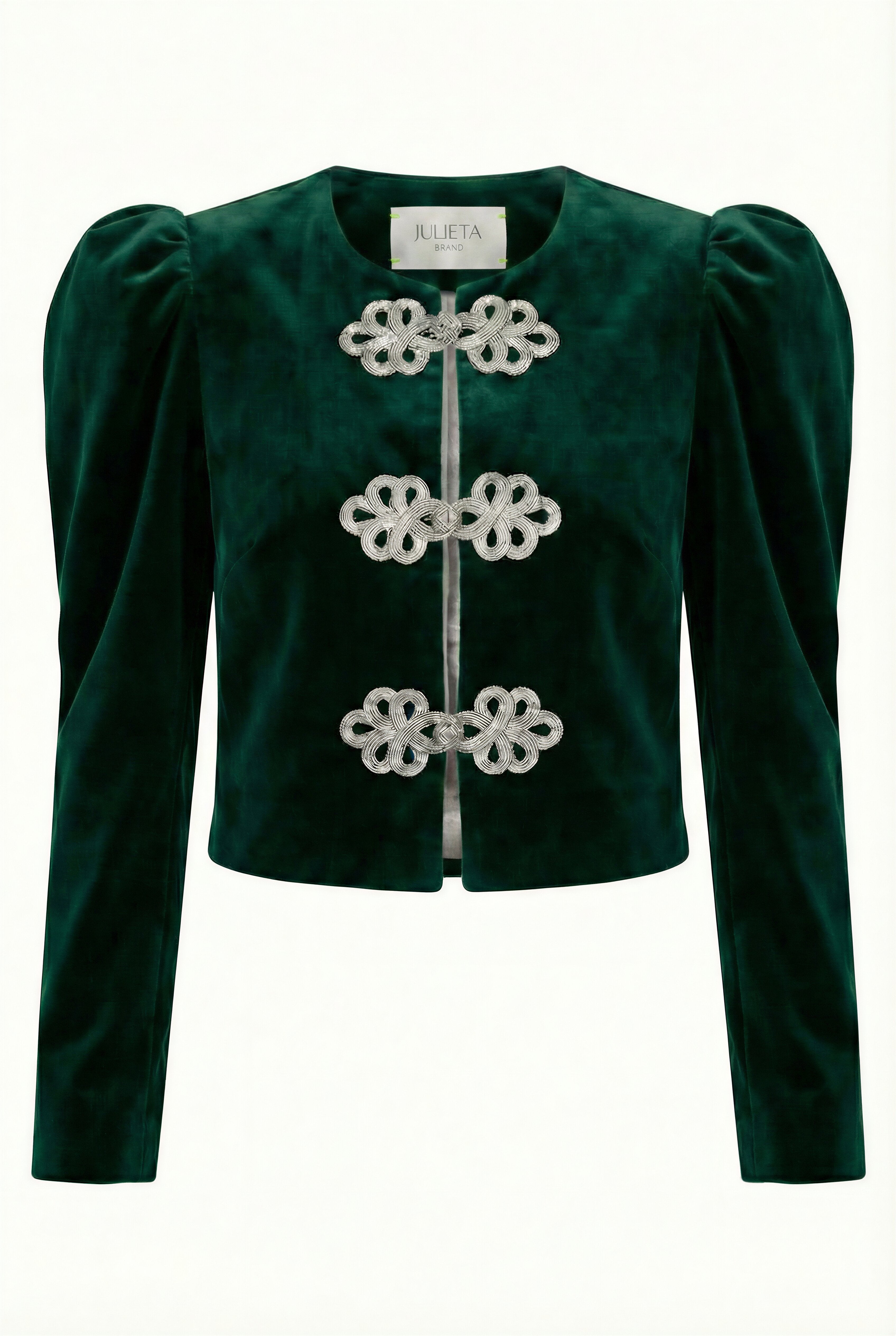 CHAQUETA GOYESCA TERCIOPELO VERDE