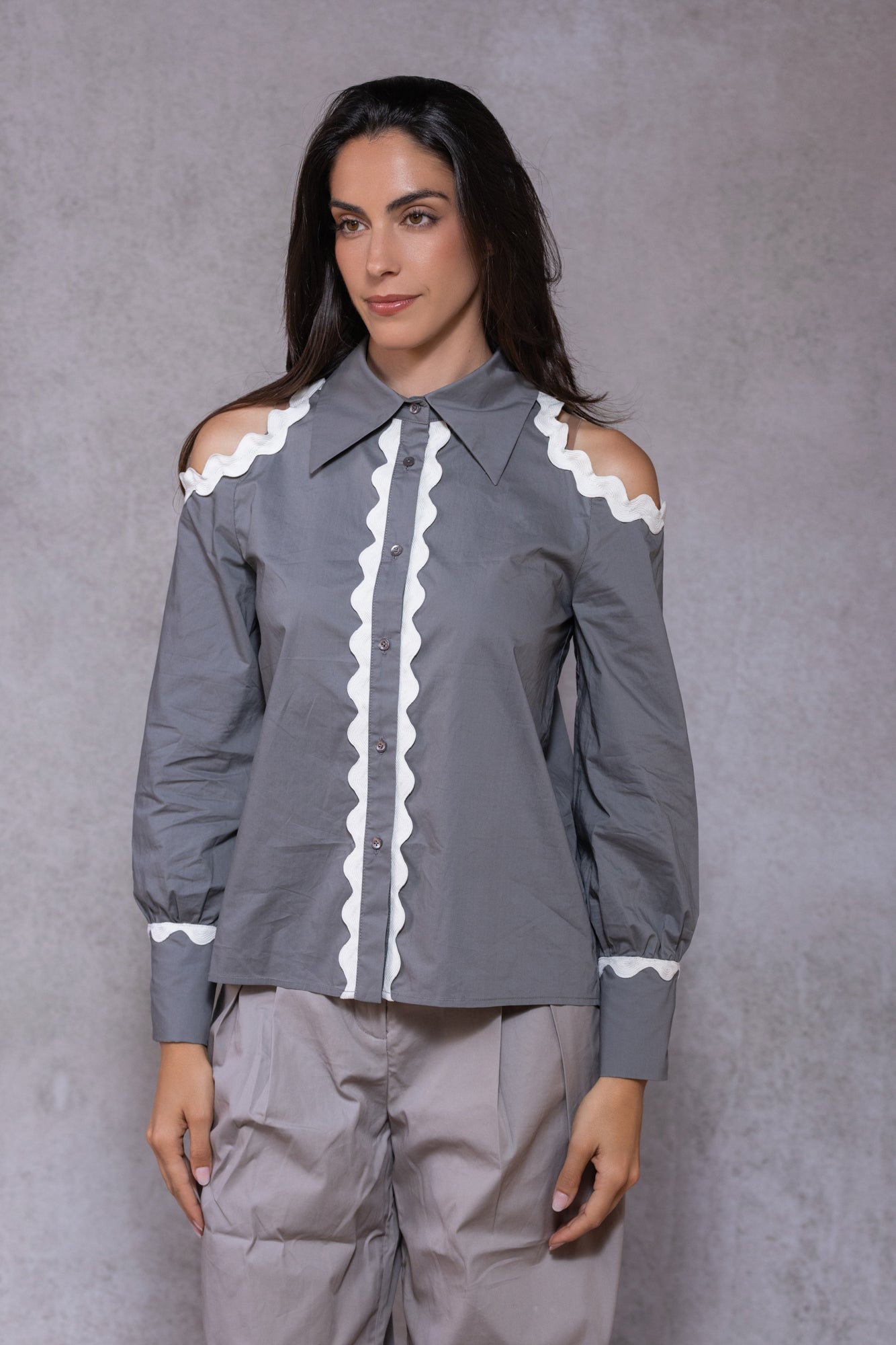 CAMISA JARANA GRIS