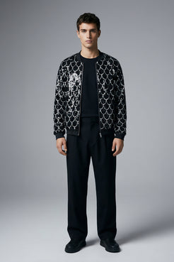 Bomber Unisex Lentejuelas Ondas
