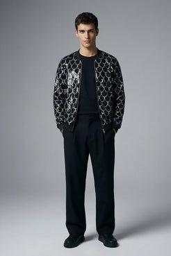 Bomber Unisex Lentejuelas Ondas