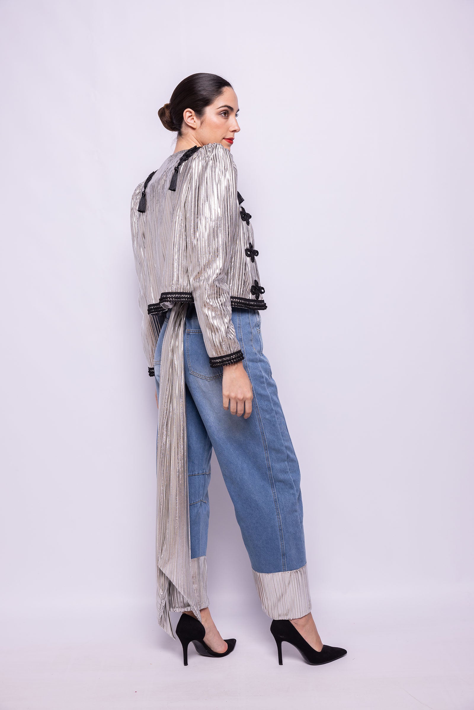 VAQUERO BAJO PLISADO