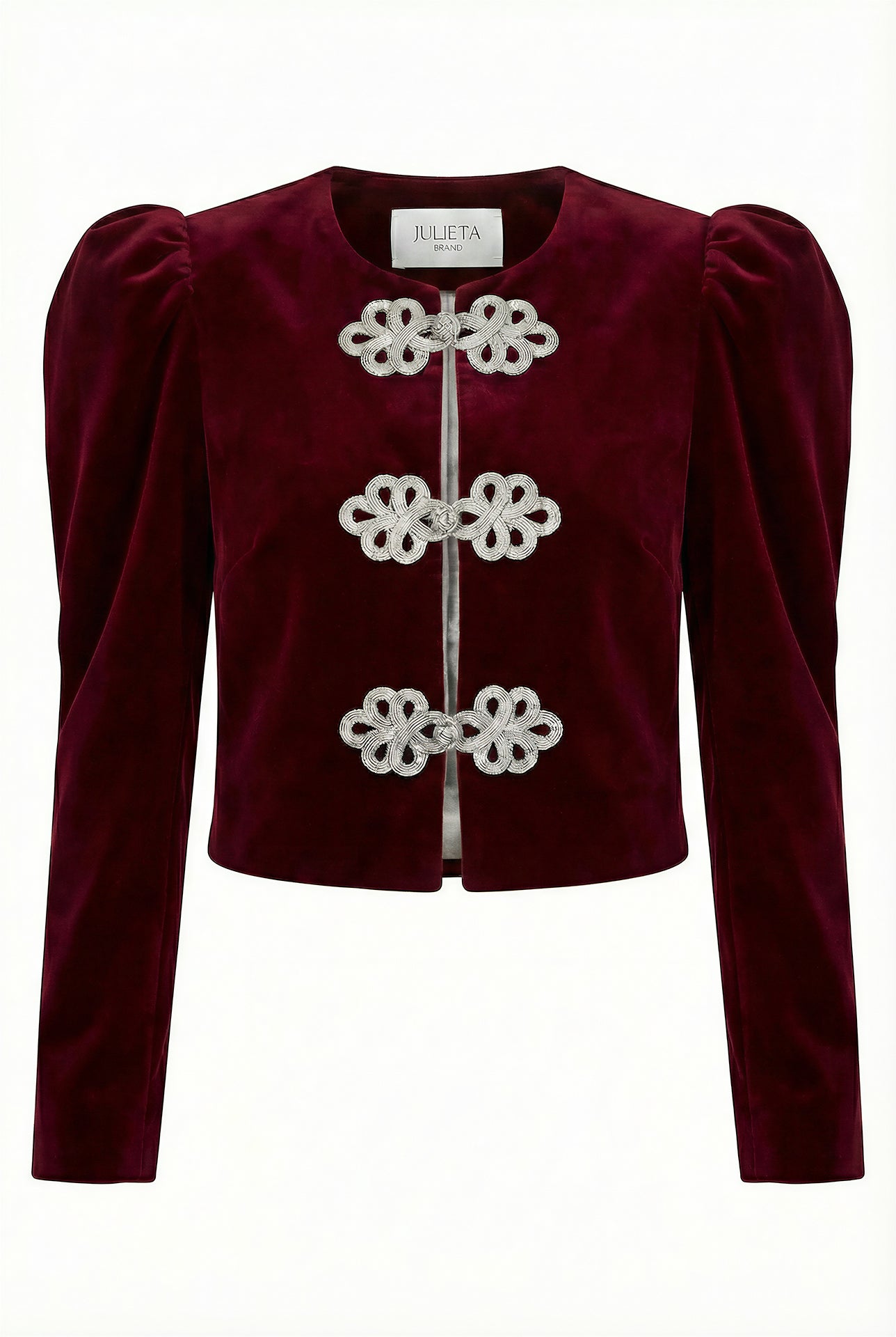 CHAQUETA GOYESCA TERCIOPELO BURDEOS