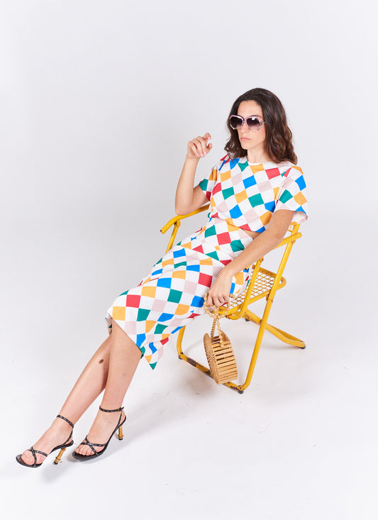 CUT OUT POMPIDOU DRESS